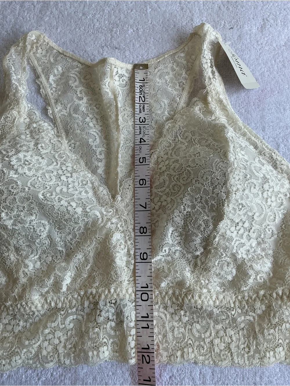 Soma Cream Lace Bralette Tank